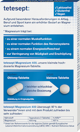 Magnesium 400 Tabletten 30 St. tetesept