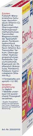 Tabletten Eisen + B12 + C + Folsäure tetesept