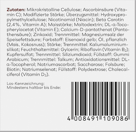 Carotin Summer Teint Tabletten 120 St Merz Spezial