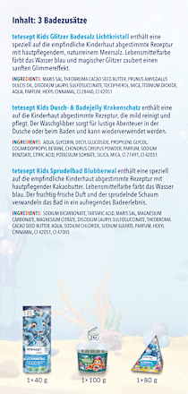 Geschenkset Badezusatz Kinder Unterwasser Abenteuer 3tlg tetesept: KIDS