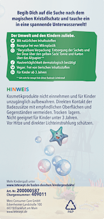 Geschenkset Badezusatz Kinder Unterwasser Abenteuer 3tlg tetesept: KIDS