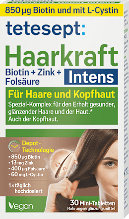 Haarkraft Depot Intens Mini-Tabletten, 30 St tetesept