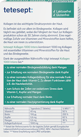 Kollagen 1000 Intens Tabletten tetesept