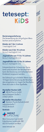 Hustensaft Kids Honig & Isländisch Moos tetesept