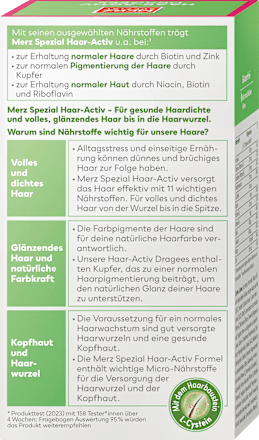 Dragees Haar-Activ 134 St Merz Spezial