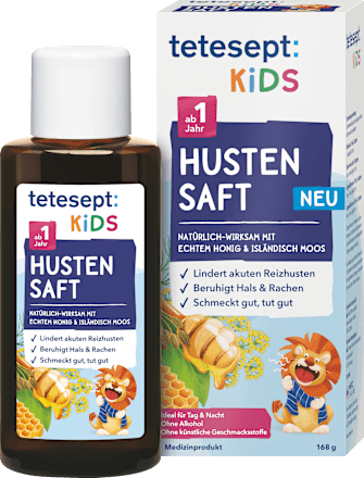 Hustensaft Kids Honig & Isländisch Moos tetesept