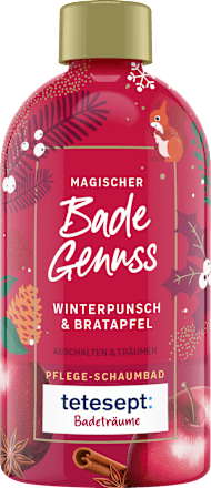 Schaumbad Badeträume Magischer Badegenuss, Winterpunsch & Bratapfel tetesept