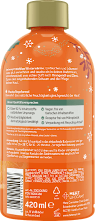 Schaumbad Badeträume Wohlige Winterwärme, Orangenöl & Zimt tetesept