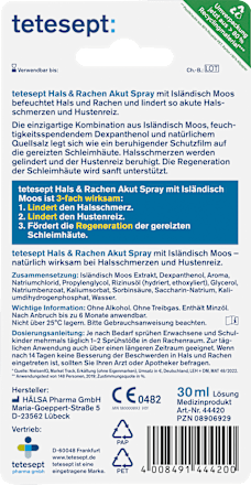 Hals & Rachen Spray Akut tetesept