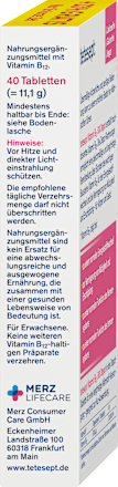 Vitamin B12 Depot 500µg Tabletten 40 St tetesept