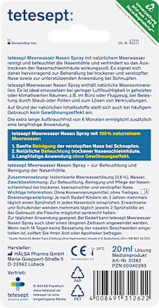 Meerwasser Nasenspray tetesept