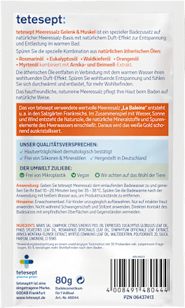 Badesalz Muskel & Bewegung tetesept