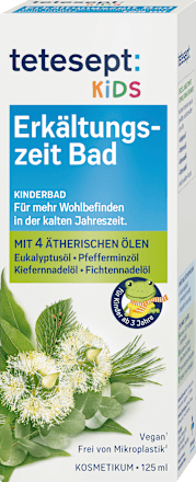 Kinderbad Erkältungszeit Bad tetesept: KIDS