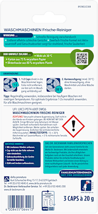 Waschmaschinenreiniger Frische Dr. Beckmann