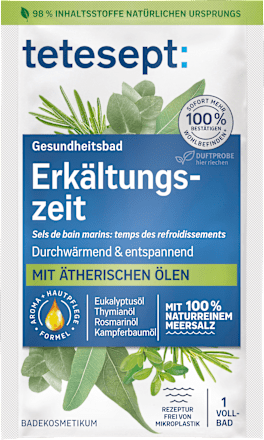 Badesalz Erkältungszeit tetesept