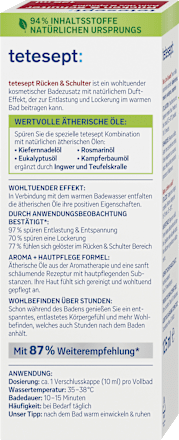 Gesundheitsbad Rücken & Schulter tetesept