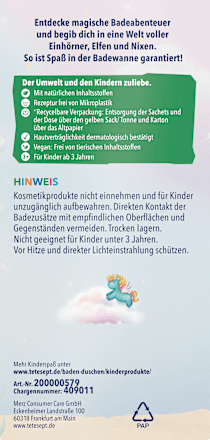 Geschenkset Kinder Badezusatz Magische Abenteuer 4tlg tetesept: KIDS