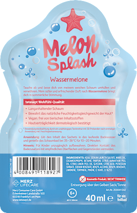 Schaumbad Melon Splash tetesept