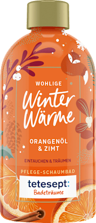 Schaumbad Badeträume Wohlige Winterwärme, Orangenöl & Zimt tetesept