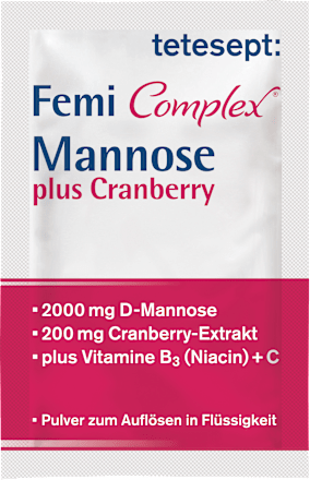 Femi Complex Mannose plus Cranberry Sachets 8 St tetesept