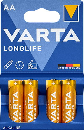 Batterien AA Longlife Alkaline Varta