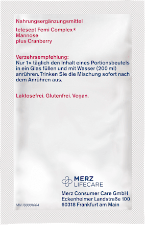 Femi Complex Mannose plus Cranberry Sachets 8 St tetesept