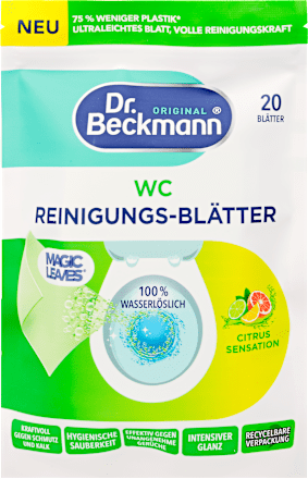 WC tisztító lapok Citrus Sensation illattal Dr. Beckmann