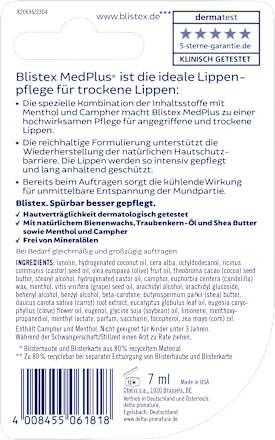 Lippenpflege MedPlus Tiegel LSF 15 Blistex