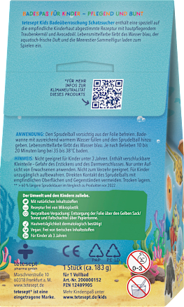 Kinder Badezusatz Badeüberraschung Schatzsucher tetesept: KIDS