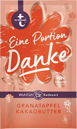 Badesalz Eine Portion Danke t by tetesept
