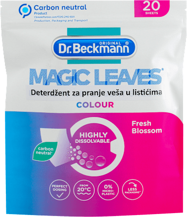 MAGIC LEAVES  detergent za pranje veša u listićima - Fresh Blossom  Dr.Beckmann