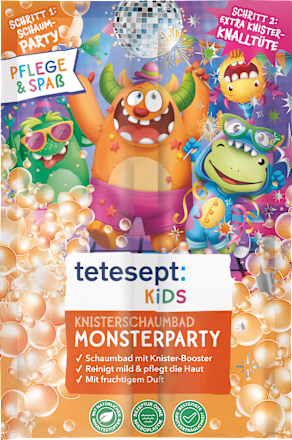 Schaumbad Badespaß Knister Monsterparty tetesept: KIDS