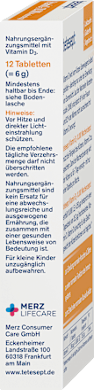 Vitamin D3 10.000 I.E. Wochendepot Tabletten 12 St tetesept