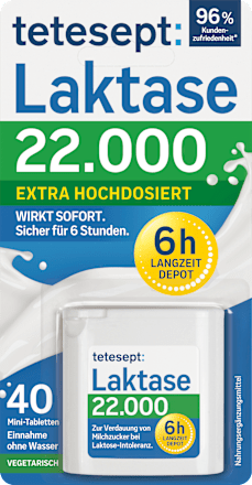 Laktase 22000 Mini Tabletten 40 St tetesept