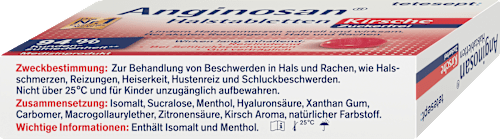 Anginosan Halstabletten Kirsche zuckerfrei tetesept
