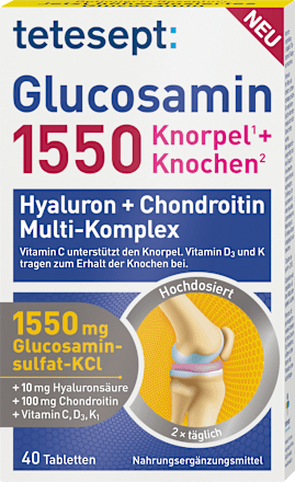 Glucosamin 1550 Tabletten 40 St tetesept