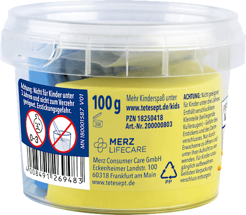 Badeknete Monster Kinder Badespaß 2x50g tetesept: KIDS