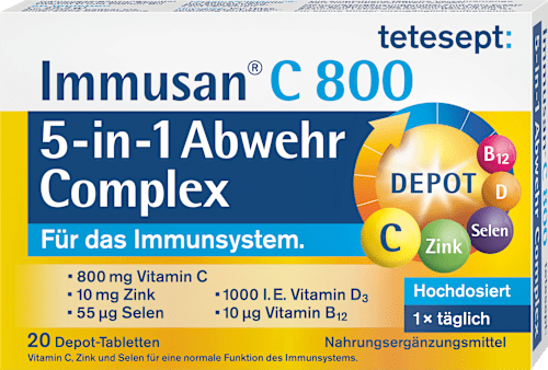Immusan C 800 5-in-1 Abwehr Complex Tabletten tetesept