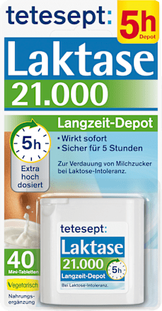 Laktase 21.000 (40 Stück)  tetesept