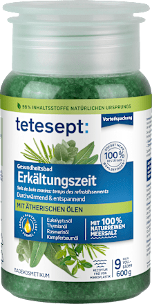Badesalz Meeressalz Erkältungszeit tetesept