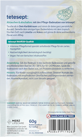 Badesalz Dein Karibiktraum tetesept