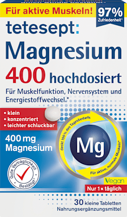 Magnesium 400 Tabletten 30 St. tetesept