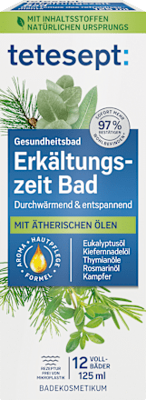 Erkältungszeit Bad tetesept