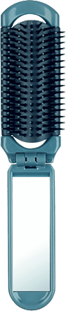 Сгъваема четка за коса с огледало, различни цветове/мотиви TITANIA