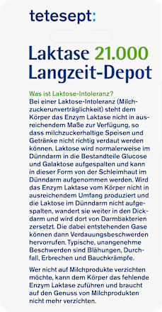 Laktase 21.000 (40 Stück)  tetesept