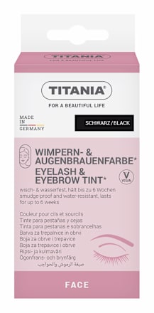 Боя за вежди и мигли Tint, черна TITANIA