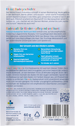 Kinder Badezusatz Badeperlen Weltraum Held tetesept: KIDS