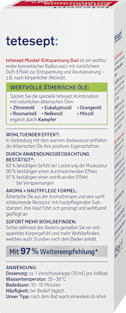Badezusatz Muskel Entspannung tetesept