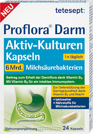Proflora Darm Aktiv-Kulturen Kapseln 24St. tetesept