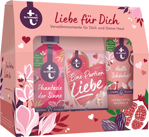 Geschenkset Liebe für Dich 3tlg t by tetesept